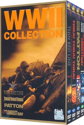 세계 2차 대전 박스세트 (씬레드라인,패튼대전차,지상최대의 작전,도라도라도라)