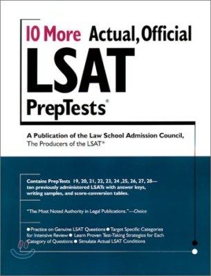 10 More Actuals Official LSAT PrepTests