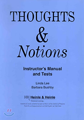 Thoughts &amp; Notions: Instrutor&#39;s Manual with Tests