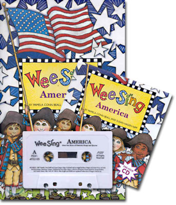 Wee Sing America (Book+CD+Tape)