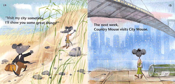 Jack and Jill's Reading Level 2, 4th Set : The City Mouse and the Country Mouse / The Three Little Pigs