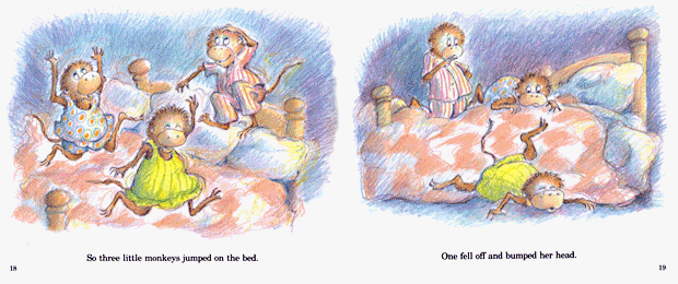 [노부영]Five Little Monkeys Jumping on the Bed (Board Book & CD Set)