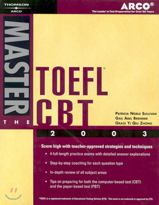 ARCO Master the TOEFL CBT 2003
