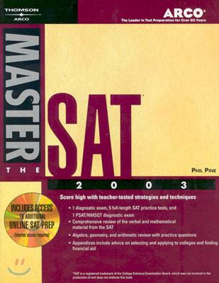 Arco Master the SAT 2003 (With CD-ROM) - 예스24