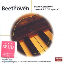 Beethoven : Piano Concertos Nos.4 &amp; 5 : Claudio ArrauㆍBernard Haitink