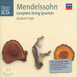 Quatuor Ysaye 멘델스존: 현악 사중주곡 전집 (Mendelssohn: Complete String Quartets)