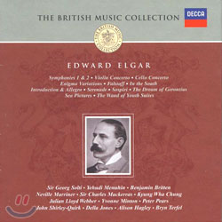 Elgar : Orchestral &amp; Choral WorksㆍConcertos : SoltiㆍMenuhinㆍBrittenㆍMarrinerㆍMackerras