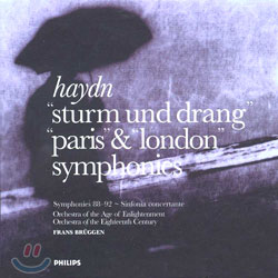 Haydn : "Sturm Und Drang"ㆍ"Paris & London" Symphonies : Frans Bruggen
