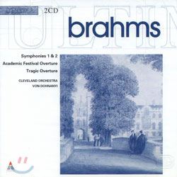 Brahms : Symphony No.1ㆍSymphony No.2 : Von Dohnanyi