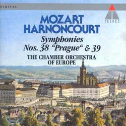 Mozart : Symphony No.38 & 39 : The Chamber Orchestra Of EuropeㆍHarnoncourt