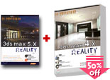건축 인테리어 현장 실무를 위한 3ds max 5.x Reality +  3ds max 4.x Reality 50%할인
