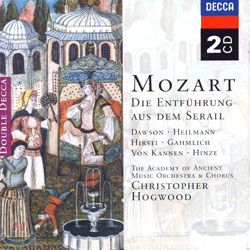 Mozart : Die Entfuhrung Aus Dem Serail : AAM &amp; ChorusㆍHogwood