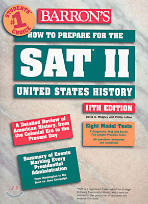 How to Prepare for the SAT II United States History (Barron&#39;s How to Prepare for the Sat II United States History) (Paperback, 11)