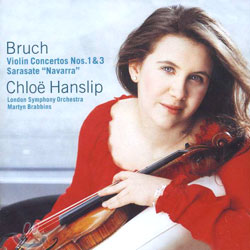 Bruch : Violin Concertos Nos.1&amp;3ㆍSarasate : &quot;Navarra&quot; : Chloe HanslipㆍLSOㆍBrabbins