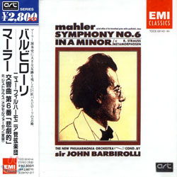 Mahler : Symphony No.6 : Barbirolli 