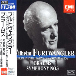 Brahms : Symphony No.3 : Furtwangler