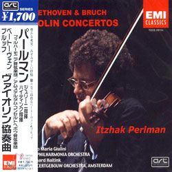 Beethoven &amp; Bruch : Violin Concerto : Perlman