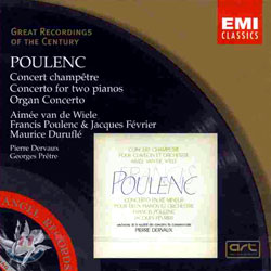 Poulenc : Keyboard Concertos : DervauxㆍPretre