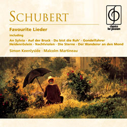 Schubert : Favourite Lieder : Simon KeenlysideㆍMalcolm Martineau