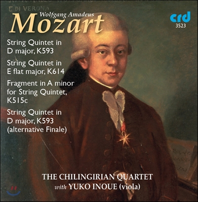 The Chilingirian Quartet 모차르트: 현악 오중주 5번, 6번 (Mozart: String Quintets K.593, K.614, Fragment K.515c) 칠린지리언 사중주단, 유코 이노우에