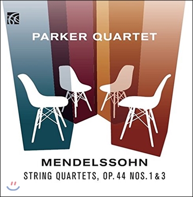 Parker Quartet 멘델스존: 현악 사중주 3번, 5번 (Mendelssohn: String Quartets Op. 44 Nos. 1 &amp; 3) 파커 콰르텟