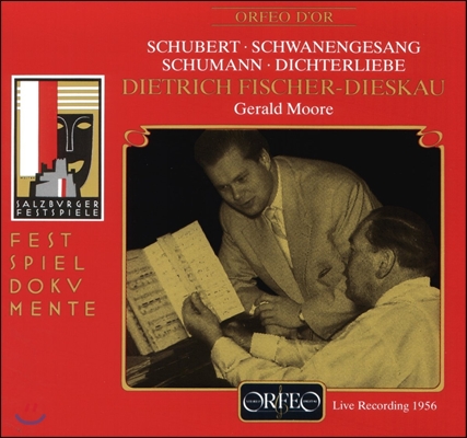 Dietrich Fischer-Dieskau 슈베르트: 백조의 노래 / 슈만: 시인의 사랑 (Schubert: Schwanengesang / Schumann: Dichterliebe) 디트리흐 피셔-디스카우, 제랄드 무어