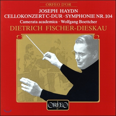 Dietrich Fischer-Dieskau 하이든: 첼로 협주곡, 교향곡 104번 (Haydn: Cello Concerto No.1, Symphony No.104) 디트리히 피셔-디스카우, 카메라타 아카데미카