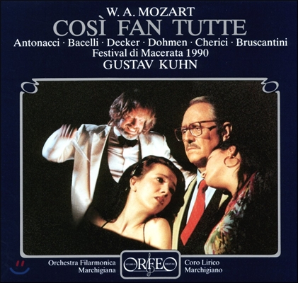 Gustav Kuhn / Anna Caterina Antonacci 모차르트: 오페라 &#39;코지 판 투테&#39; (Mozart: Cosi Fan Tutte) 안나 카테리나 안토나치, 구스타프 쿤