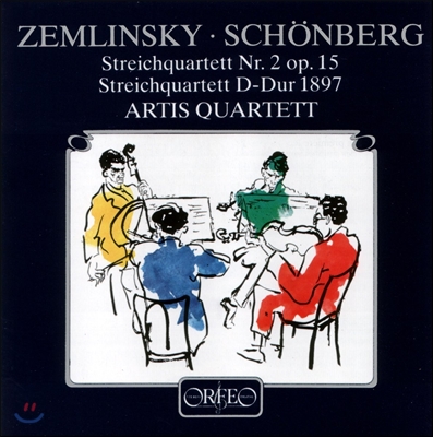 Artis-Quartett Wien 쳄린스키: 현악 사중주 2번 / 쇤베르크: 현악 사중주 (1897) (Zemlinsky: String Quartet Op.15 / Schoenberg: String Quartet in D Major)