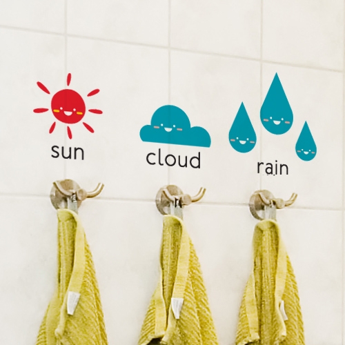 [MJ] 스마일세트-sun,cloud,rain