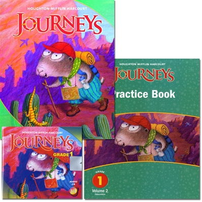 Journeys Grade 1.4 Set : Student Edition + Practice Book + Audiotext CD