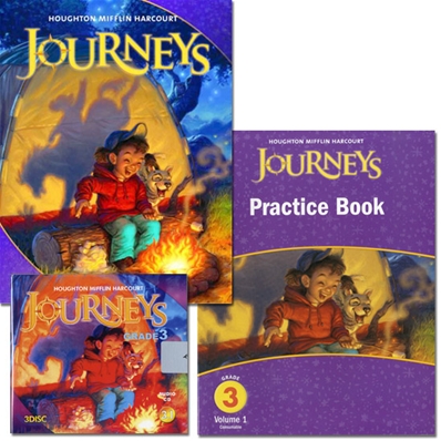 Journeys Grade 3.1 Set : Student Edition + Practice Book + Audiotext CD