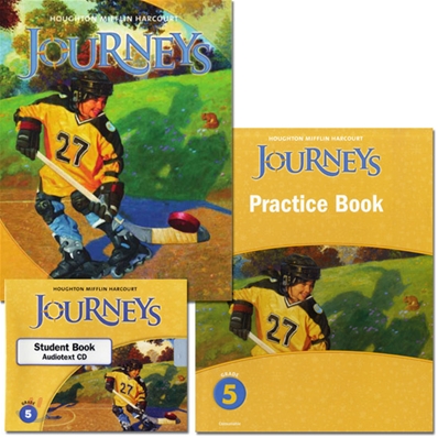 Journeys Grade 5 Set : Student Edition + Practice Book + Audiotext CD