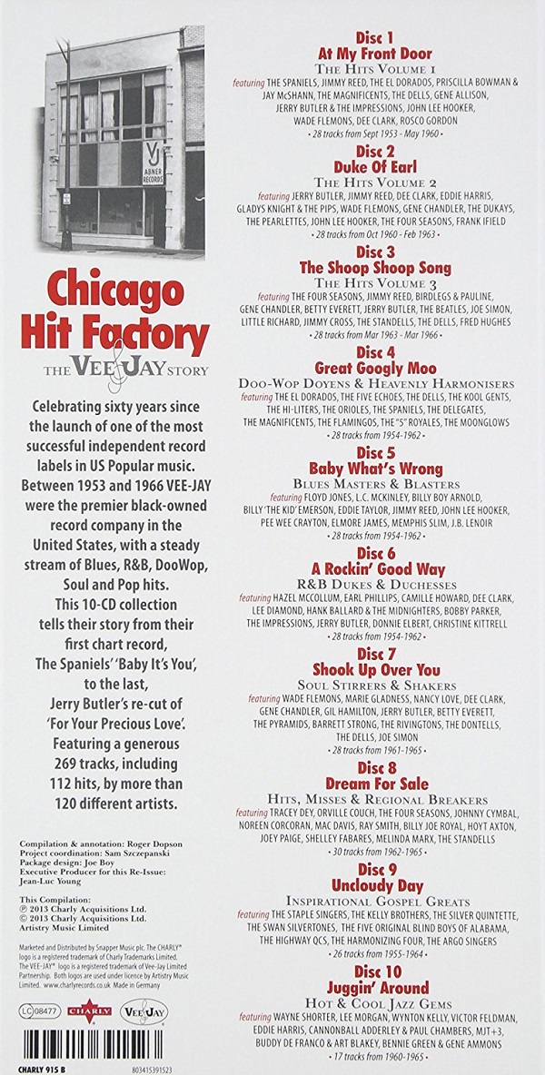 Chicago Hit Factory: The Vee Jay Story 1953-1966 (시카고 히트 팩토리: 비 제이 스토리)
