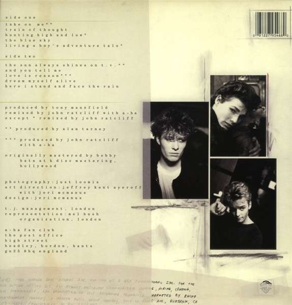 A-Ha (아하) - 1집 Hunting High And Low [LP]