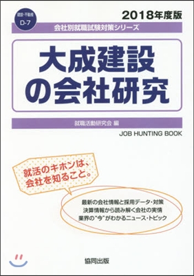 ’18 大成建設の會社硏究 JOB HU