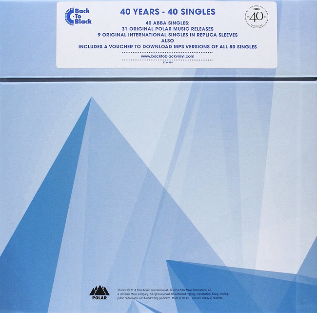 Abba (아바) - The Singles: 40 Years - 40 Singles [7인치 싱글 박스 세트 한정반 40LP]