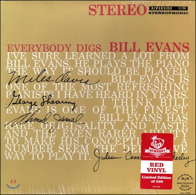 Bill Evans Trio (빌 에반스 트리오) - Everybody Digs Bill Evans [LP]