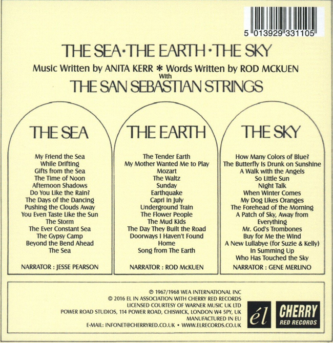 Anita Kerr & Rod Mckuen (아니타 커, 로드 맥퀸) - The Sea / The Earth / The Sky