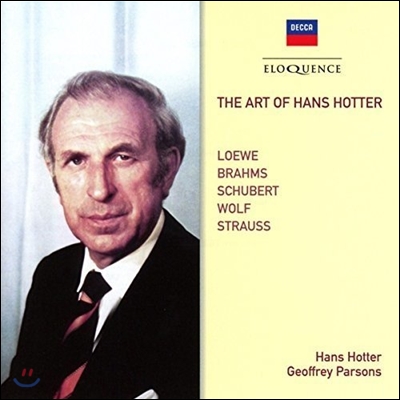 한스 호터의 예술 - 독일 가곡집 (The Art Of Hans Hotter - Loewe / Brahms / Schubert / Wolf / Strauss)