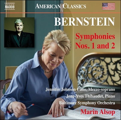 Marin Alsop 레너드 번스타인: 교향곡 1번 &#39;예레미야&#39;, 2번 &#39;불안의 시대&#39; (Leonard Bernstein: Symphonies Jeremiah, The Age of Anxiety) 장-이브 티보데, 마린 알솝