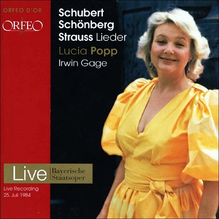 Lucia Popp 루치아 포프 가곡집 - 슈베르트 &amp; 쉰베르크 &amp; 슈트라우스 (Lieder by Schubert, Strauss &amp; Schoenberg)