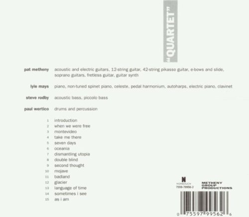 Pat Metheny Group (팻 메스니 그룹) - Quartet (쿼텟) [Remastered]