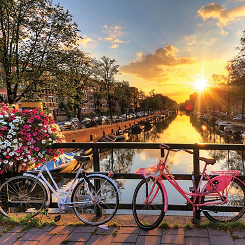 500조각 직소퍼즐▶ 암스테르담의 아름다운 일출 (PK500-3501)