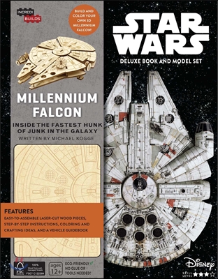 Incredibuilds Star Wars Millennium Falcon Deluxe Book and Model Set