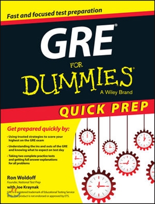 GRE for Dummies Quick Prep