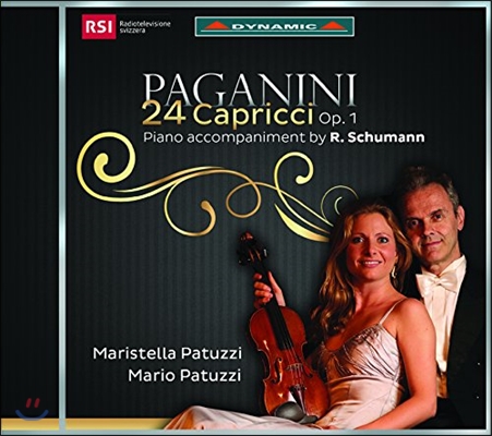 Maristella Patuzzi 파가니니: 24개의 카프리스 [슈만 편곡 버전] (Paganini: Caprices for Solo Violin, Op.1 - Piano Accompaniment by R. Schumann) 마리스텔라 파투치