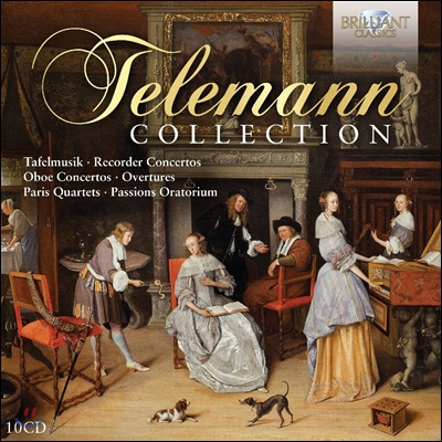 텔레만 컬렉션: 타펠무지크, 리코더 협주곡, 오보에 협주곡, 서곡집 외 (Telemann Collection: Tafelmusik, Recorder Concertos, Oboe Concertos, Overtures)