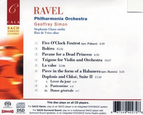 Geoffrey Simon 라벨: 죽은 황녀를 위한 파반느, 볼레로, 라발스 (Ravel: Five O'Clock Foxtrot, Bolero, Pavane pour une Infante Defunte, La Valse)