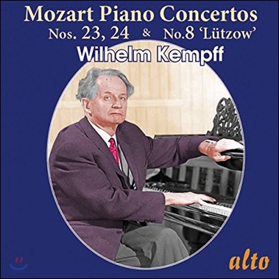 Wilhelm Kempff 모차르트: 피아노 협주곡 23, 24, 8번 ‘뤼트초브’ (Mozart: Piano Concertos K.488, K.491, K.246 &#39;Lutzow&#39;) 빌헬름 켐프, 베를린 필하모닉, 페르디난트 라이트너